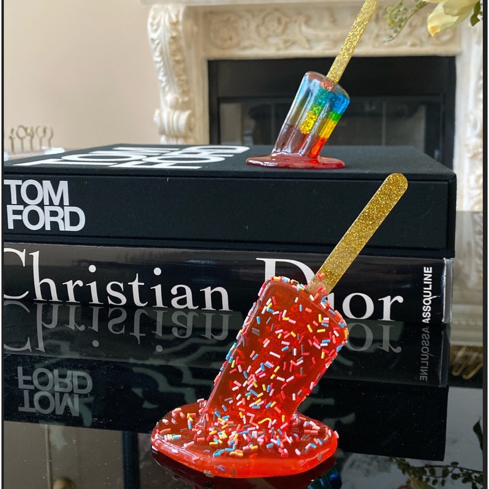 Melting Popsicle Sculpture